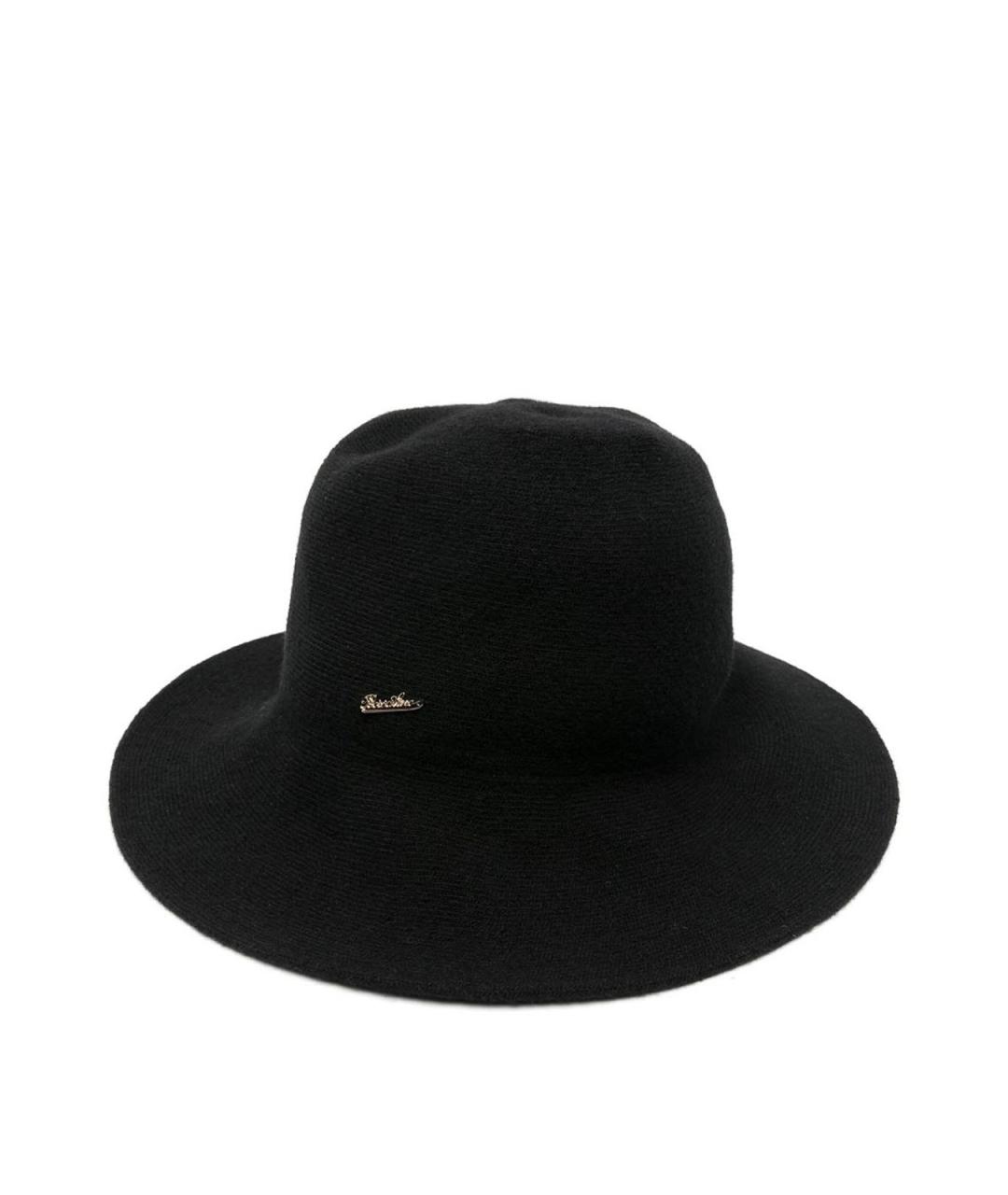 BORSALINO Черная шерстяная шляпа, фото 1