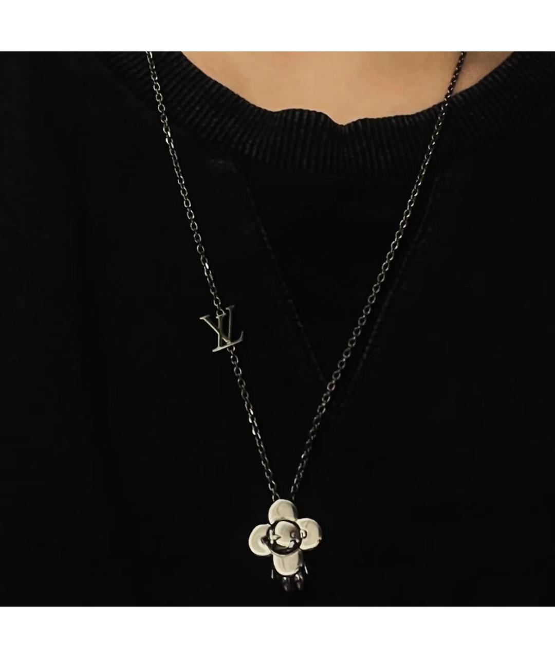 LOUIS VUITTON Серебряная подвеска, фото 5