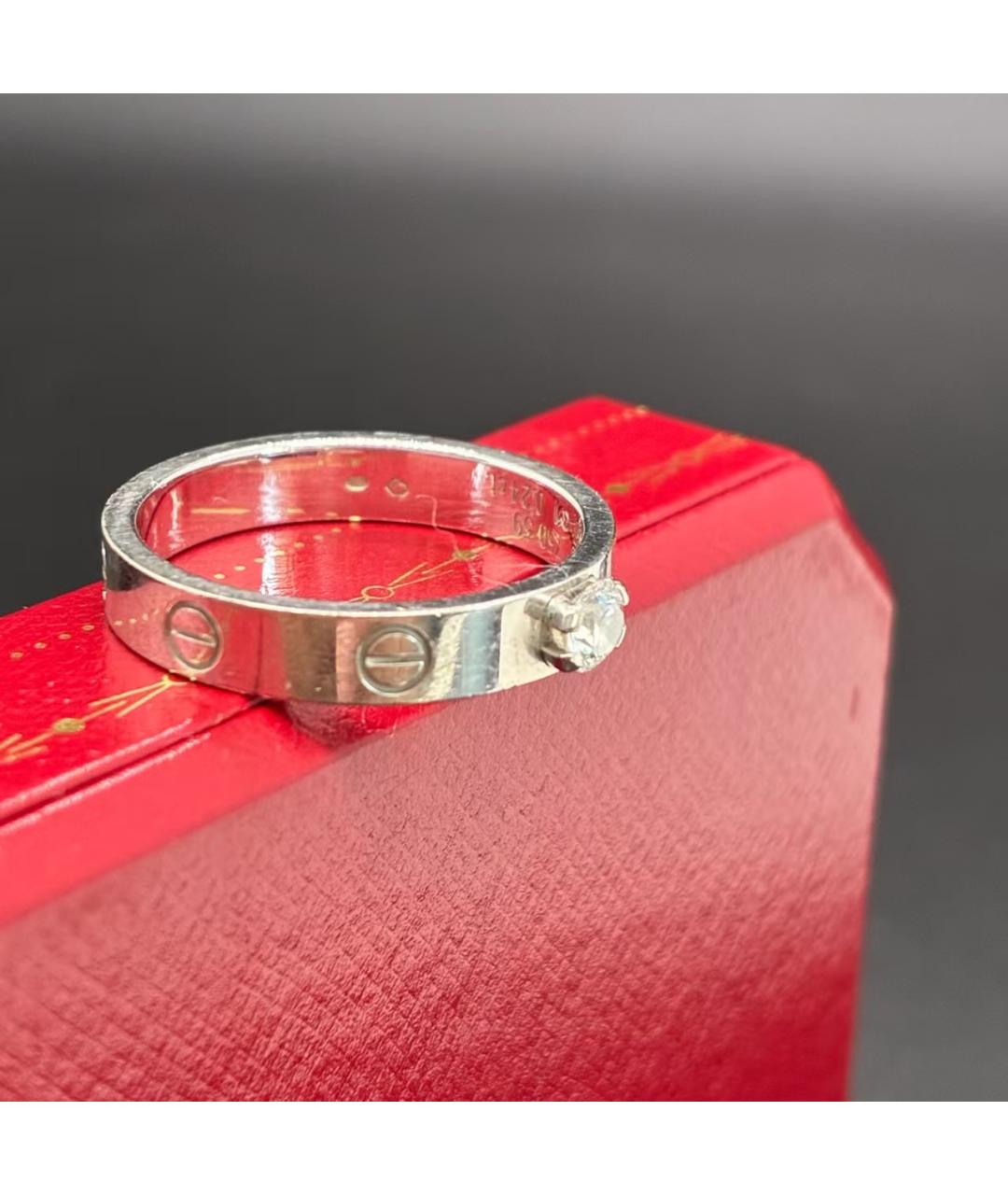 CARTIER Серебряное кольцо из белого золота, фото 2