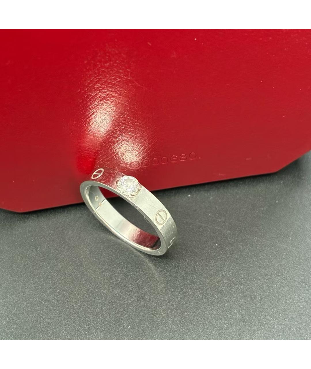 CARTIER Серебряное кольцо из белого золота, фото 5