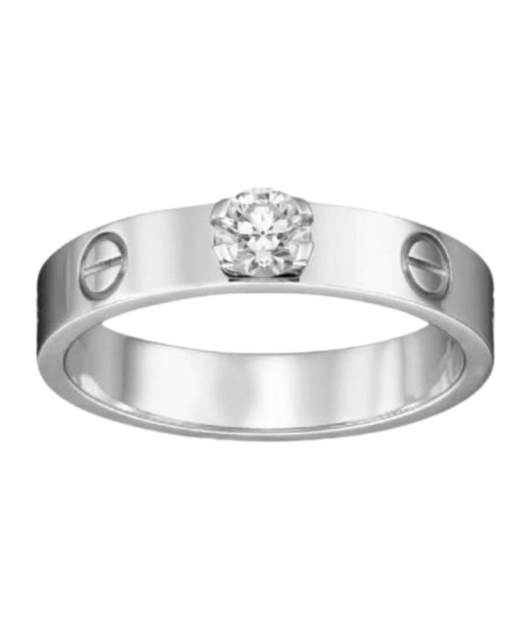 CARTIER Серебряное кольцо из белого золота, фото 1