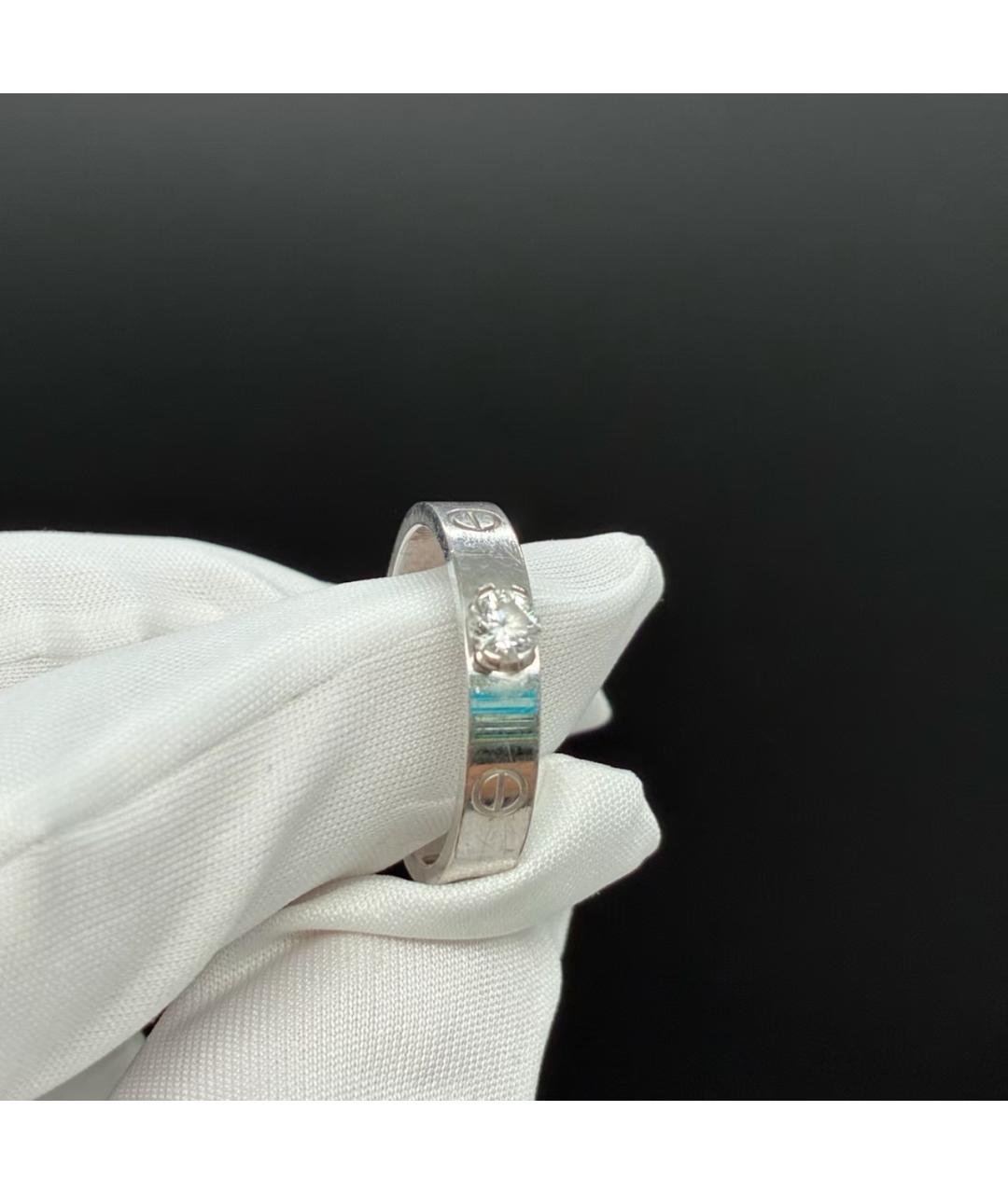 CARTIER Серебряное кольцо из белого золота, фото 3