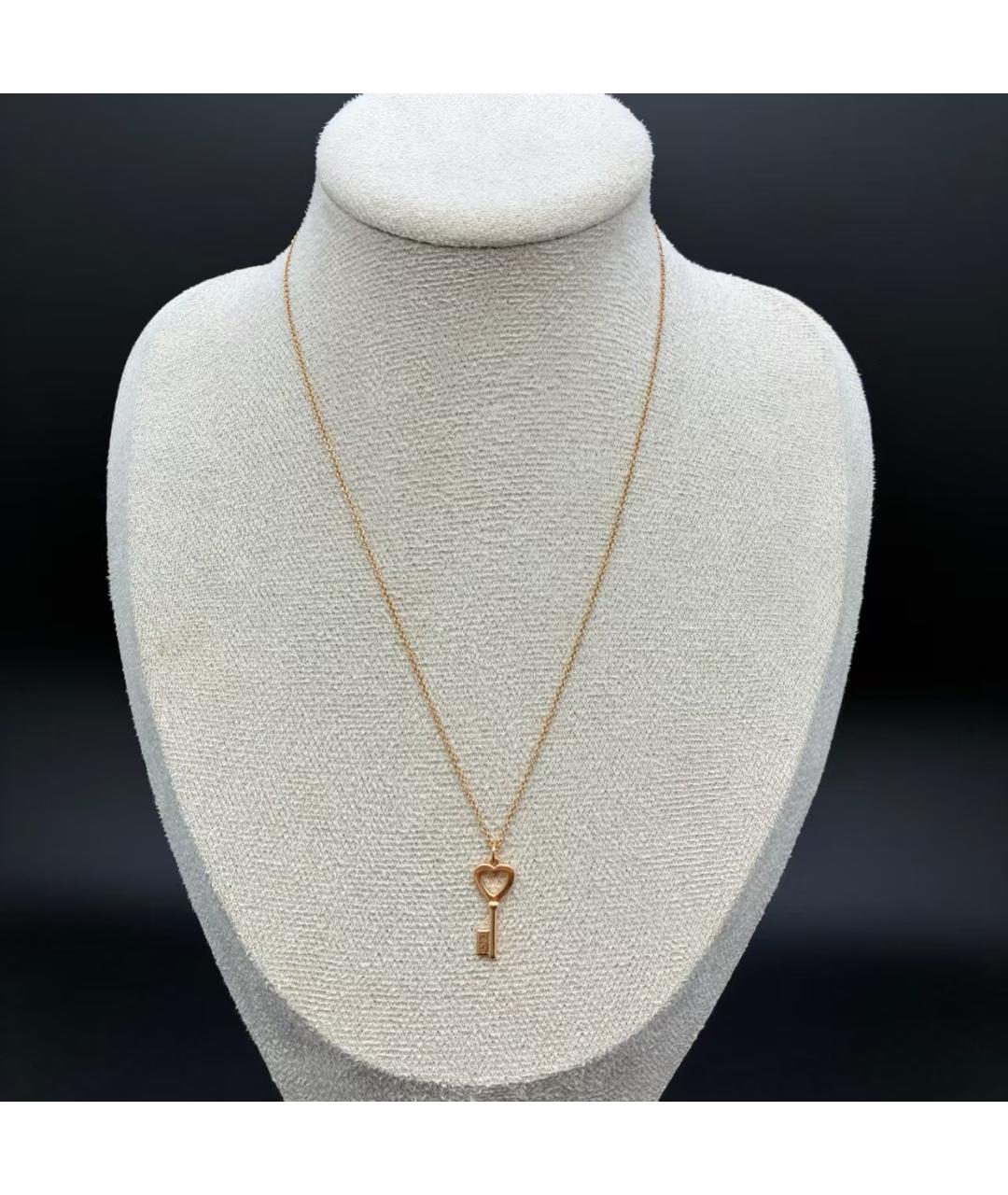 TIFFANY&CO Золотая подвеска из розового золота, фото 2