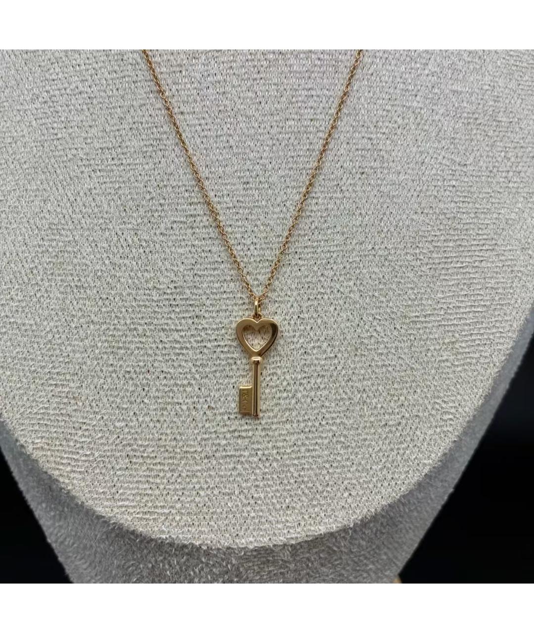 TIFFANY&CO Золотая подвеска из розового золота, фото 3