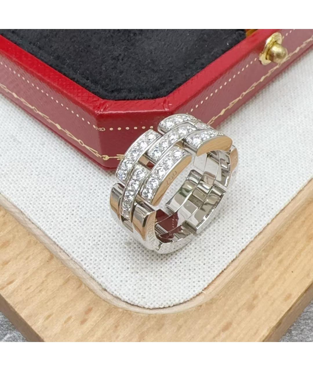 CARTIER Серебряное кольцо из белого золота, фото 4