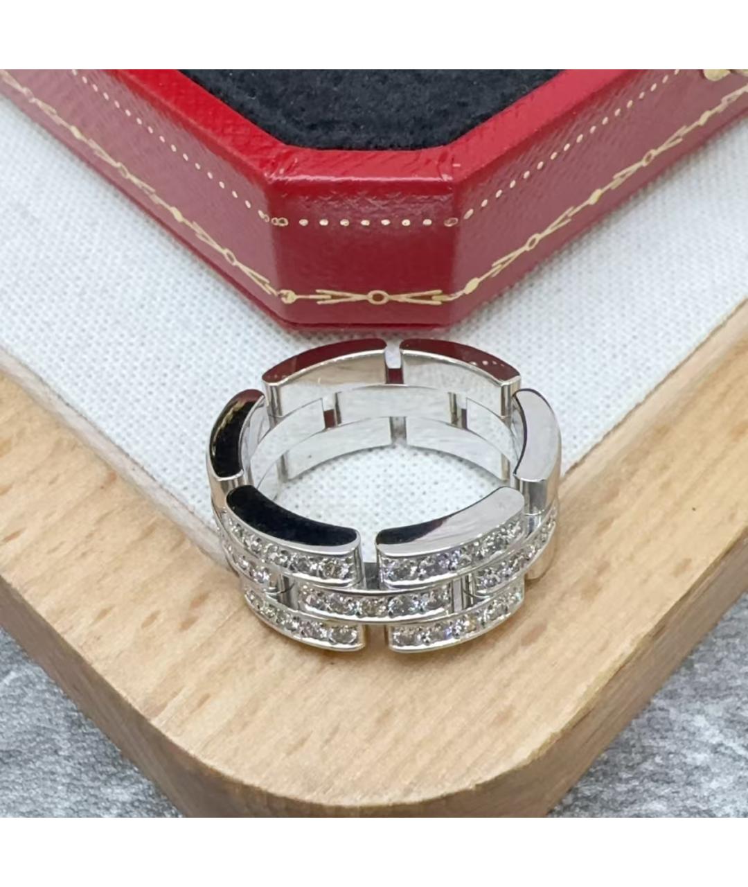 CARTIER Серебряное кольцо из белого золота, фото 3