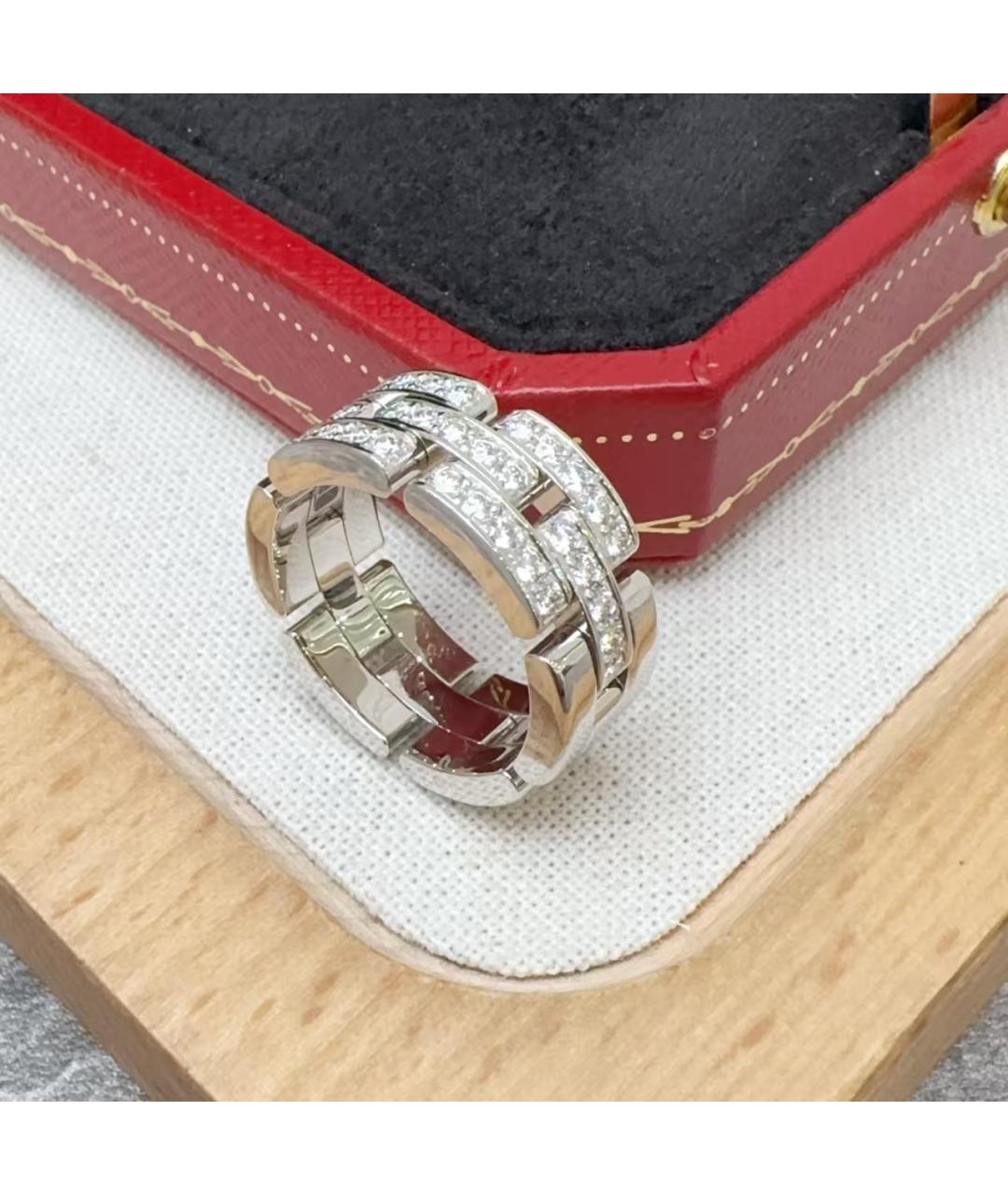 CARTIER Серебряное кольцо из белого золота, фото 5