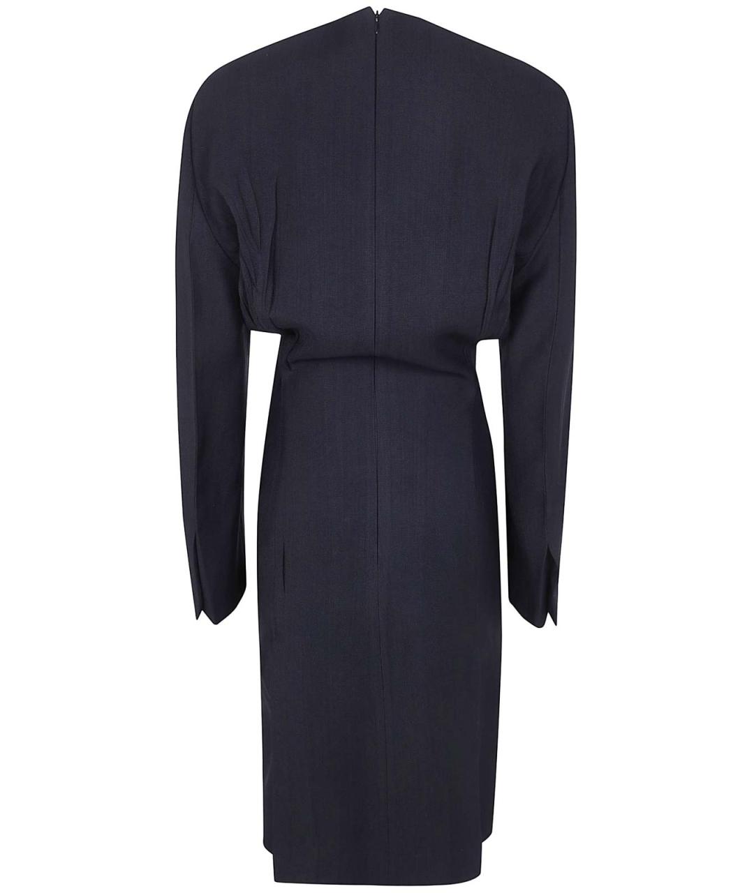 PHOEBE PHILO Черное шелковое повседневное платье, фото 2