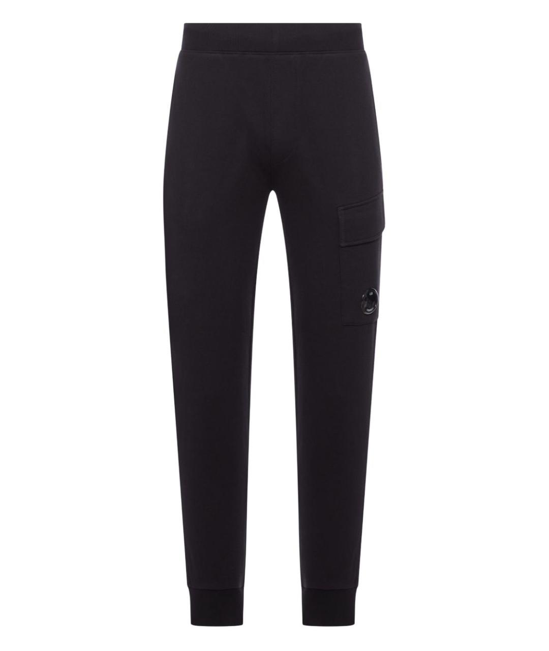 CP COMPANY Черные хлопковые повседневные брюки, фото 1