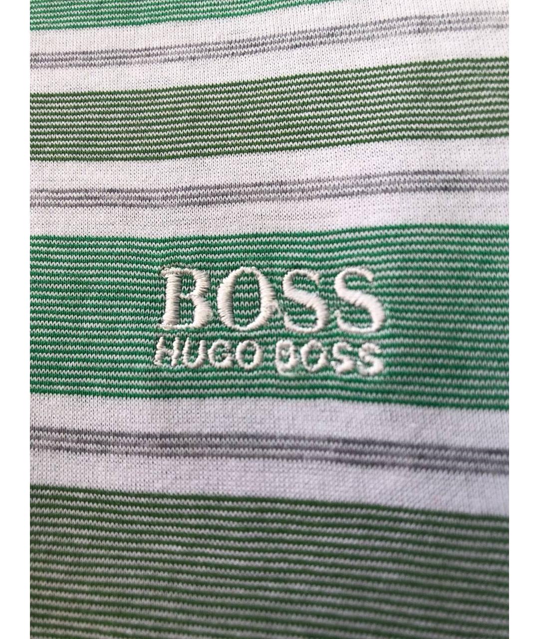 HUGO BOSS Зеленое поло с коротким рукавом, фото 7