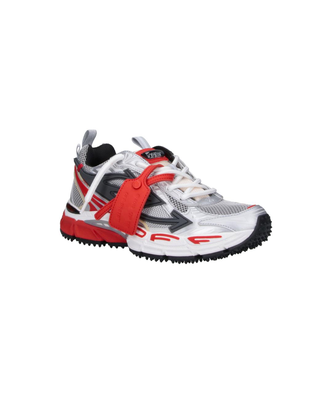 OFF-WHITE Мульти текстильные низкие кроссовки / кеды, фото 2