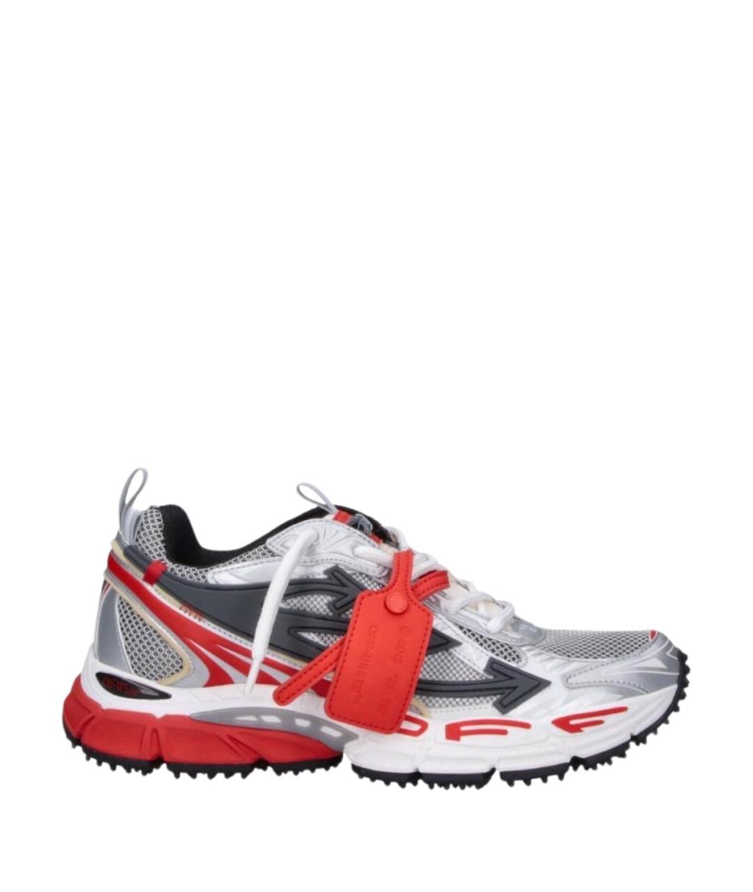 OFF-WHITE Мульти текстильные низкие кроссовки / кеды, фото 1