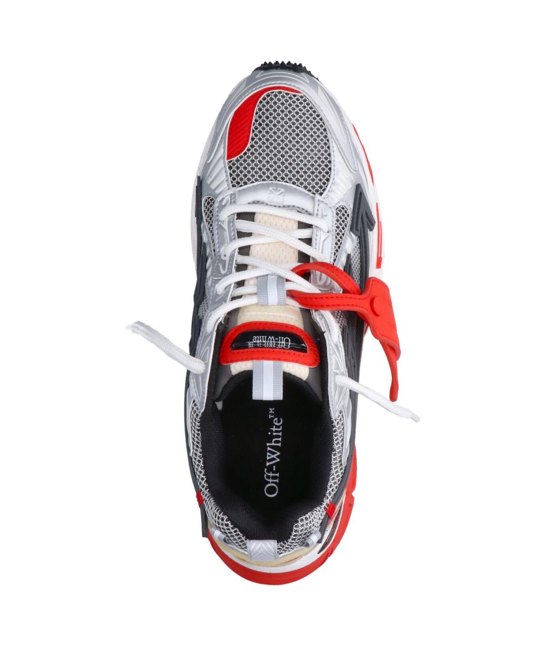 OFF-WHITE Мульти текстильные низкие кроссовки / кеды, фото 5