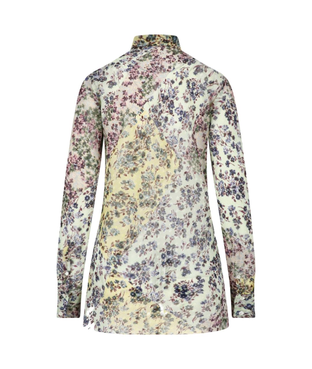 DRIES VAN NOTEN Мульти полиэстеровая рубашка, фото 2