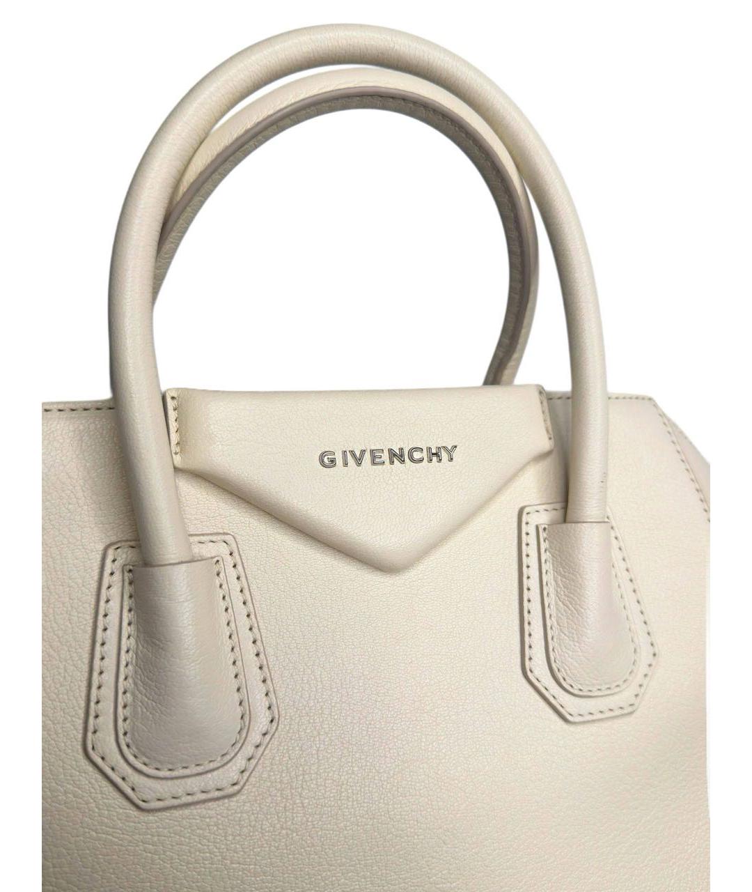 GIVENCHY Бежевая кожаная сумка через плечо, фото 3