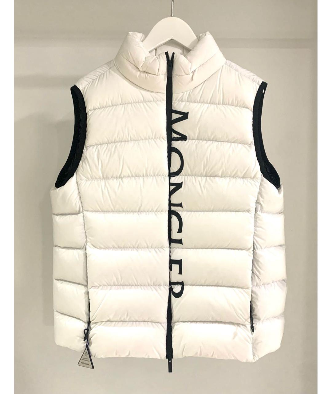 MONCLER Белый жилет, фото 5