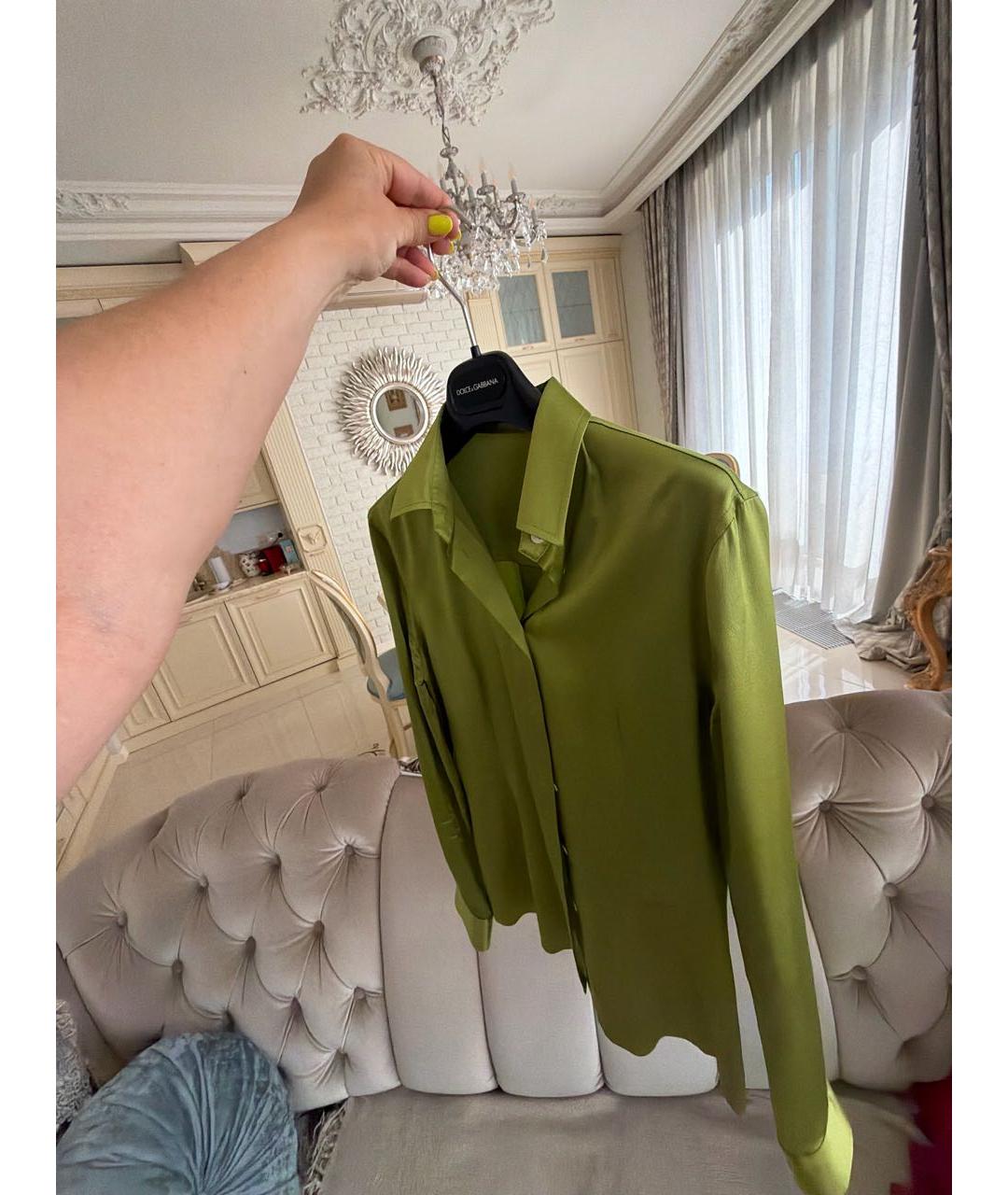 DOLCE&GABBANA Зеленая блузы, фото 5