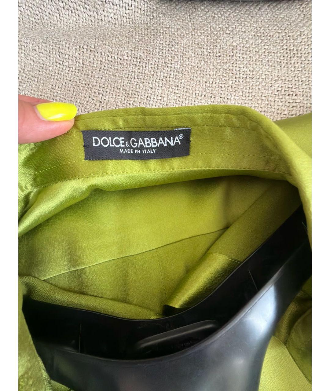 DOLCE&GABBANA Зеленая блузы, фото 3