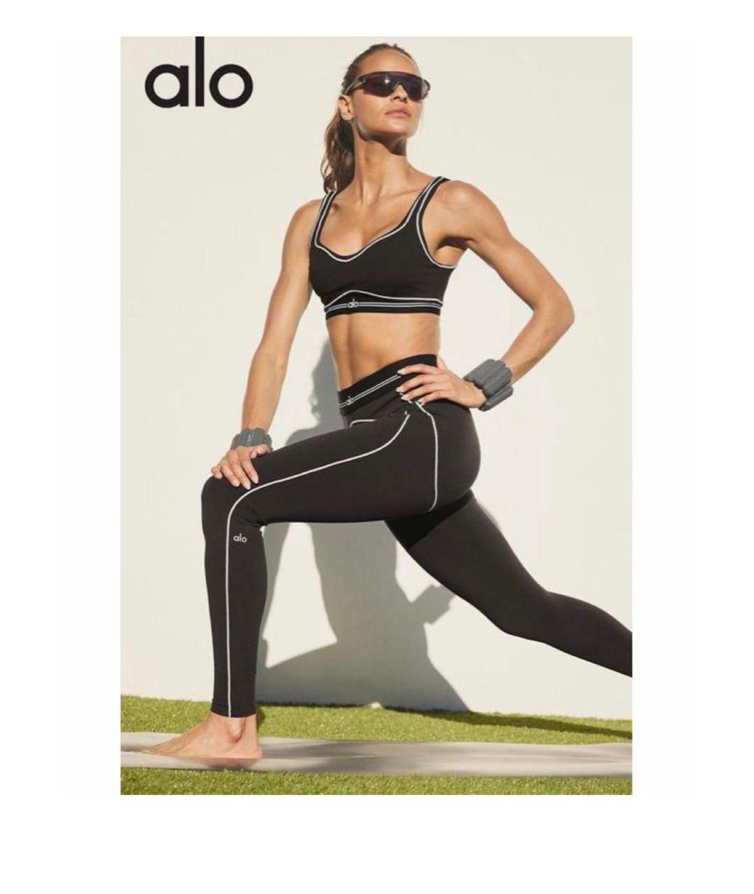 ALO YOGA Черные спортивные брюки и шорты, фото 2