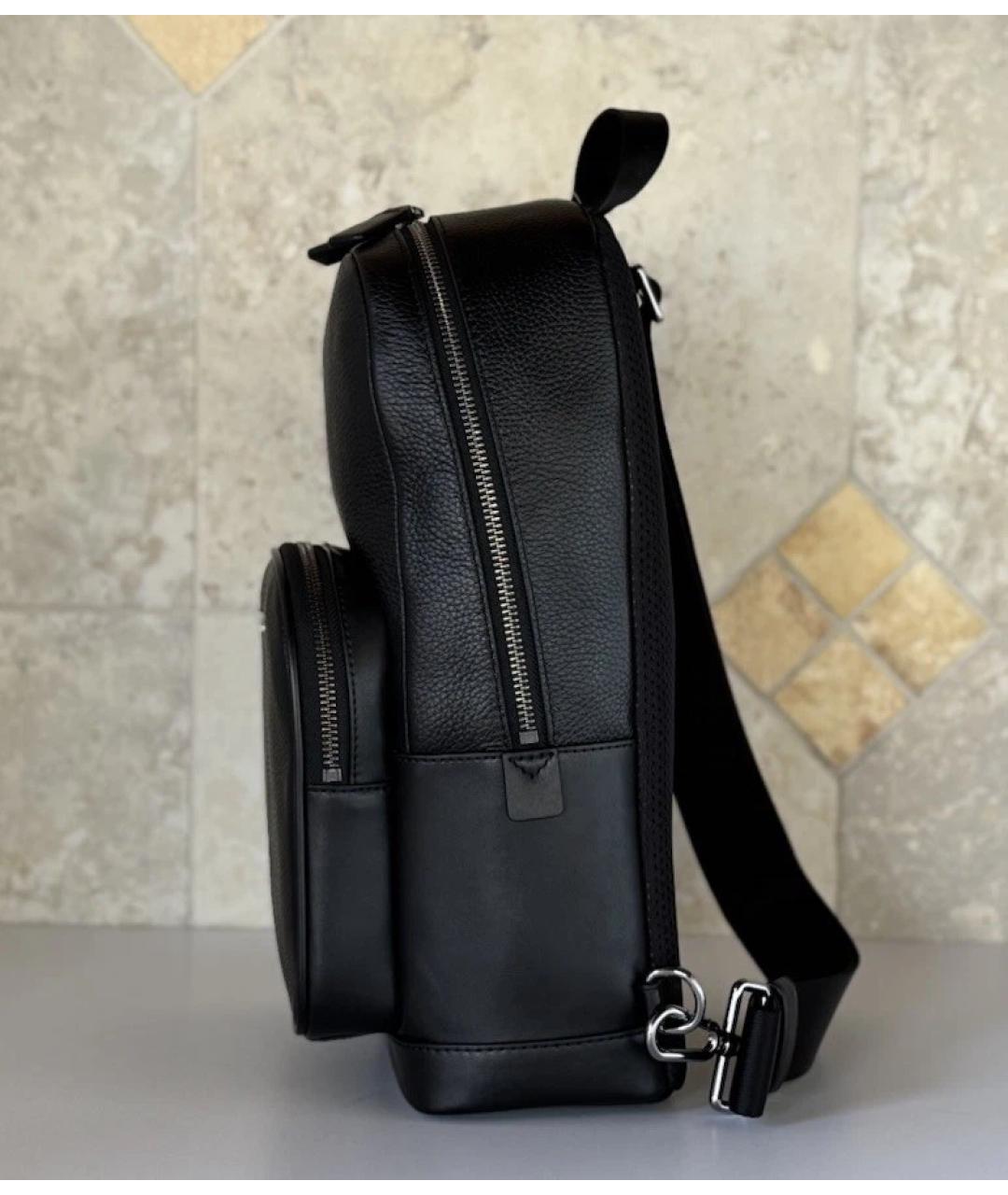 MICHAEL KORS Черный кожаный рюкзак, фото 8