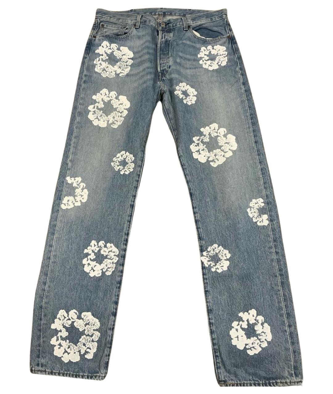 Denim Tears Синие прямые джинсы, фото 1