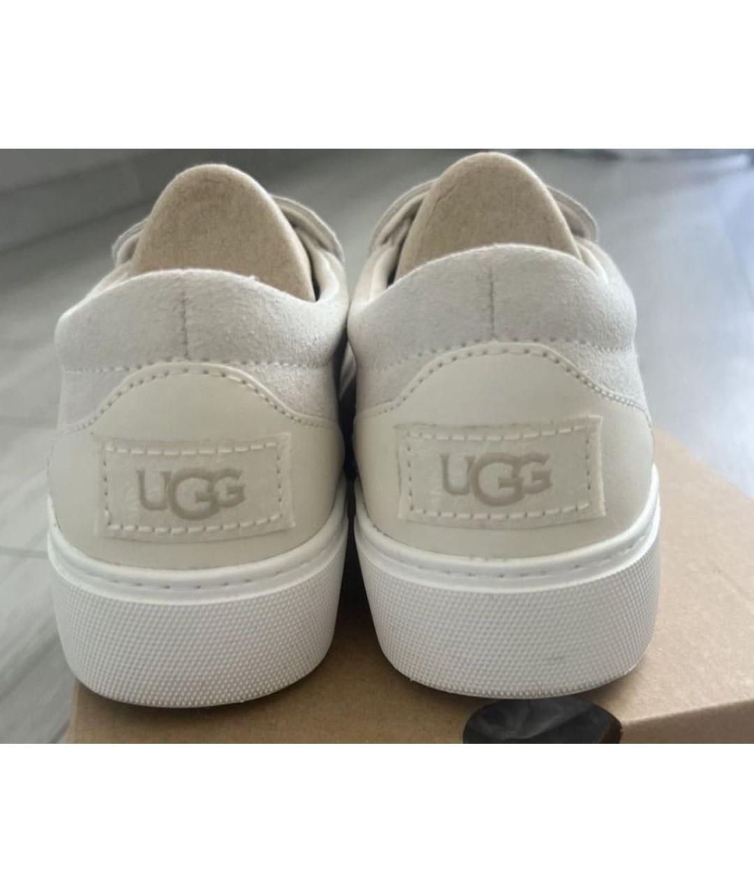UGG Бежевые замшевые лоферы, фото 4