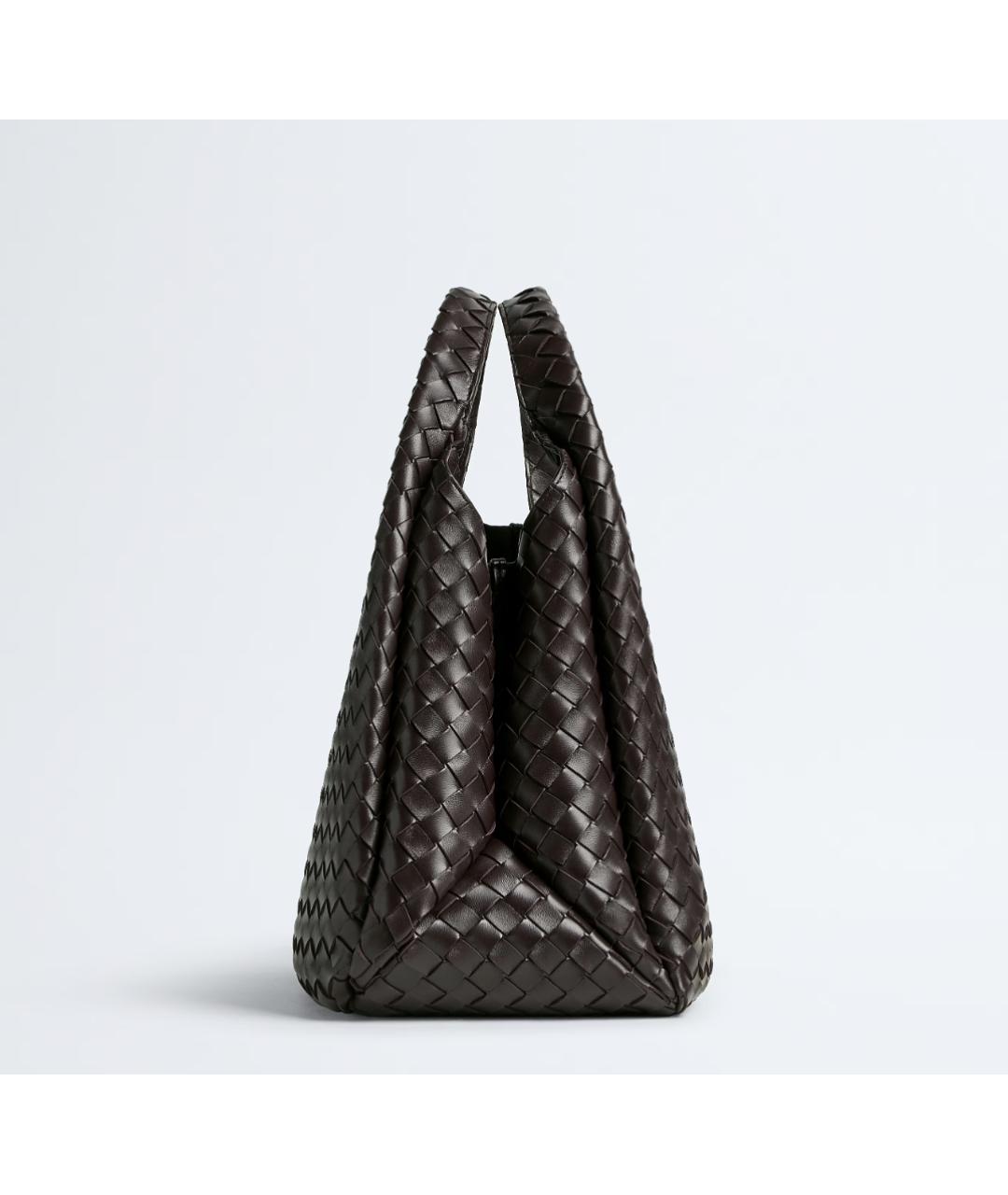 BOTTEGA VENETA Коричневая кожаная сумка тоут, фото 4
