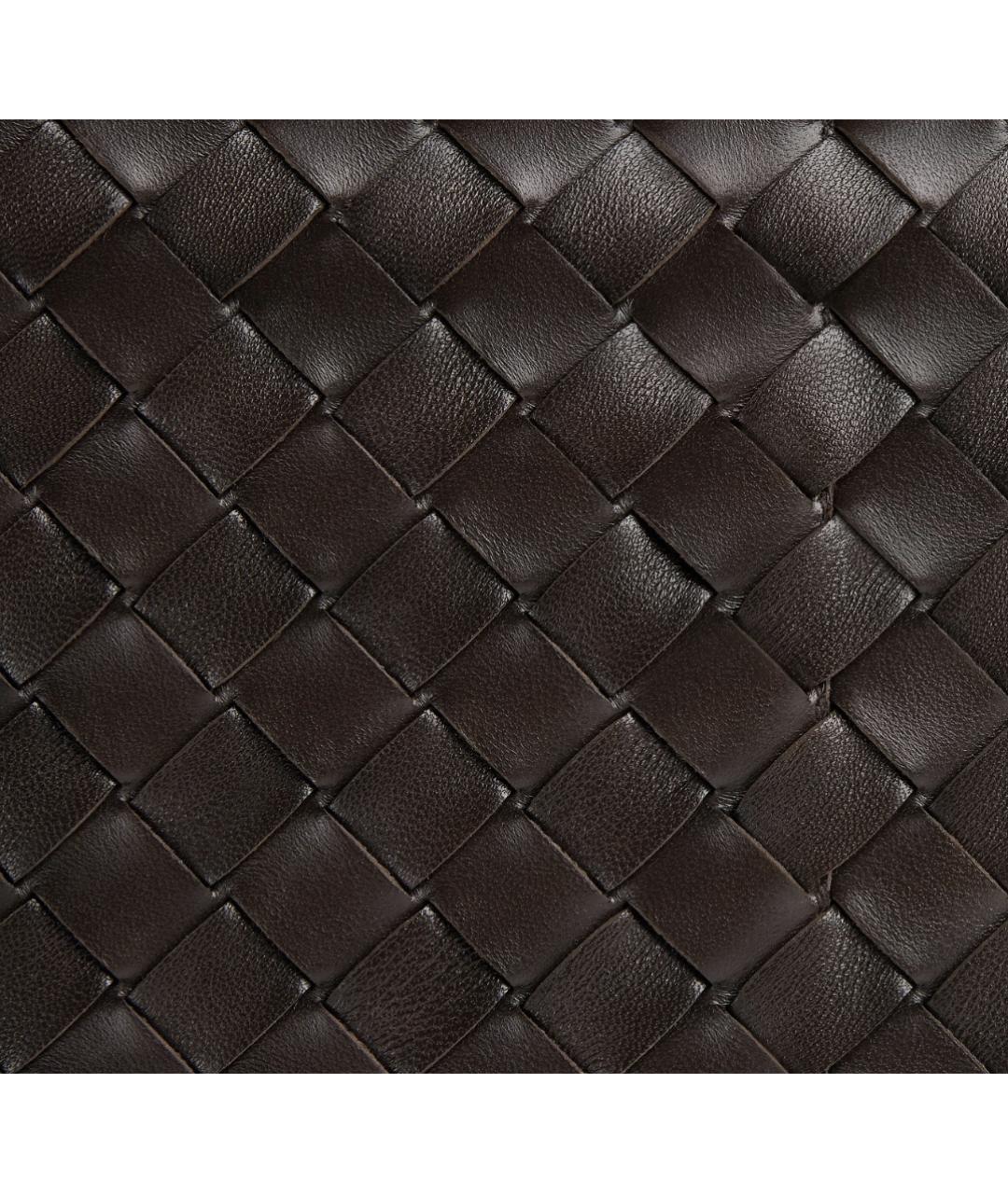 BOTTEGA VENETA Коричневая кожаная сумка тоут, фото 2