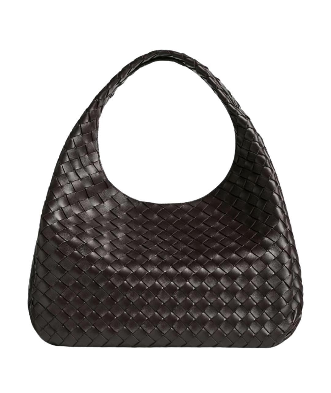 BOTTEGA VENETA Коричневая кожаная сумка тоут, фото 1