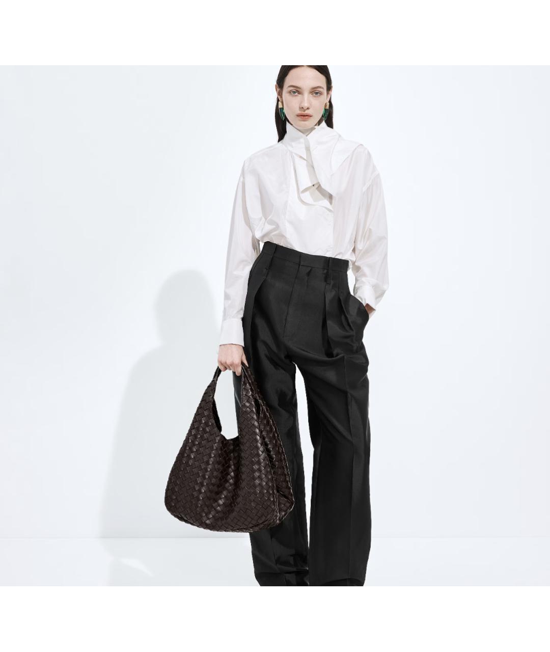 BOTTEGA VENETA Коричневая кожаная сумка тоут, фото 6