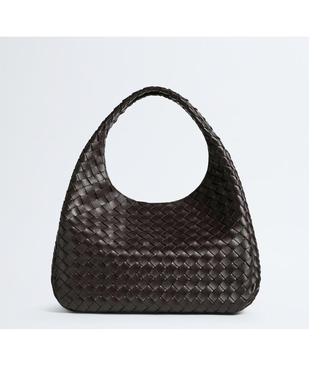BOTTEGA VENETA Коричневая кожаная сумка тоут, фото 7