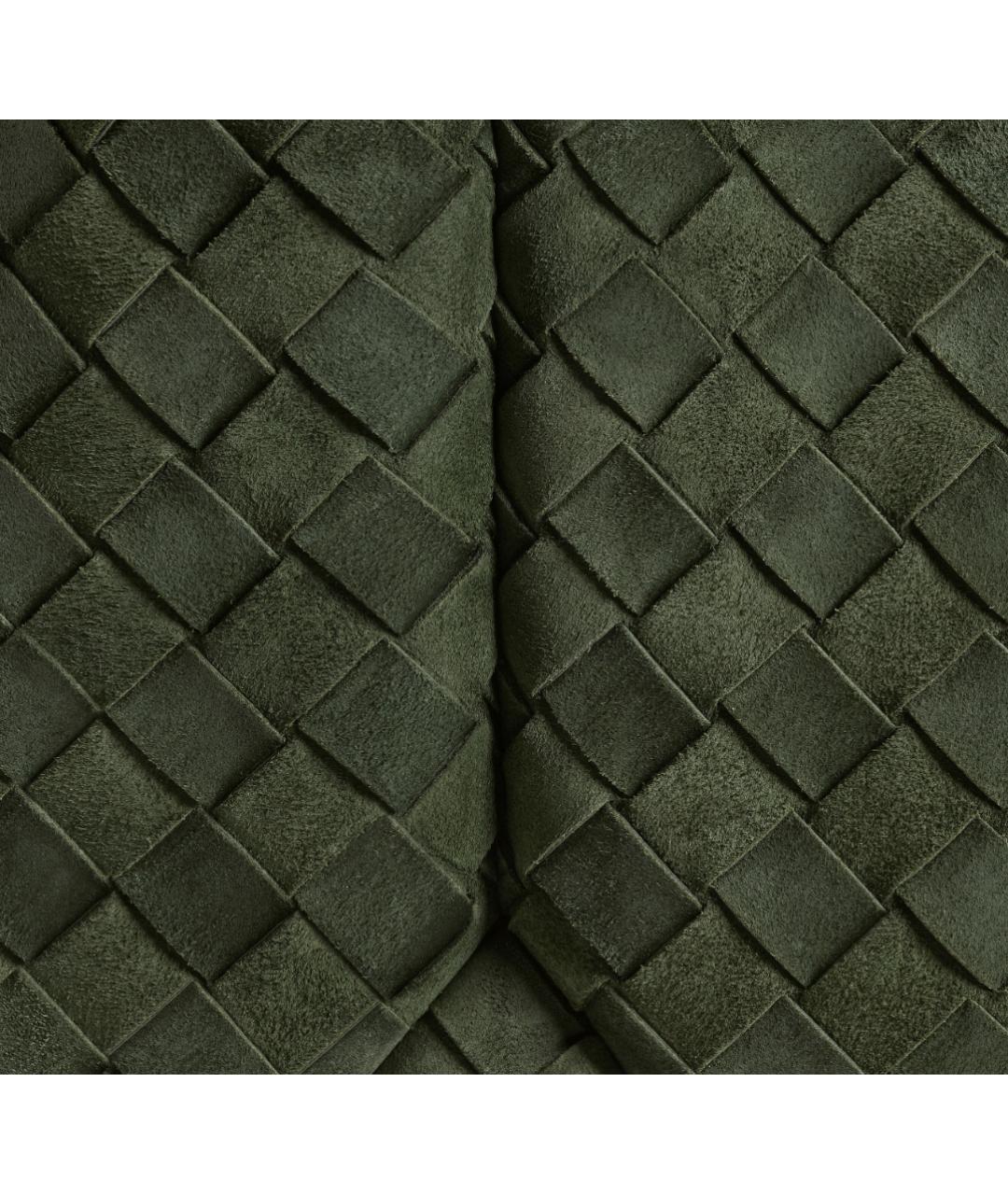 BOTTEGA VENETA Зеленая кожаная сумка тоут, фото 2