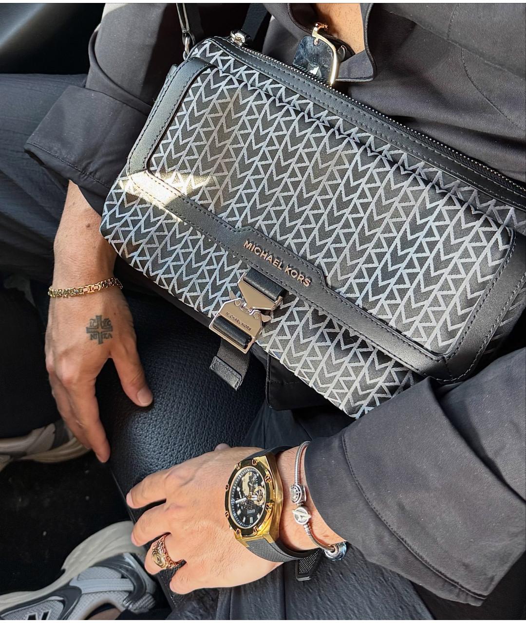 MICHAEL KORS Черная сумка на плечо, фото 7