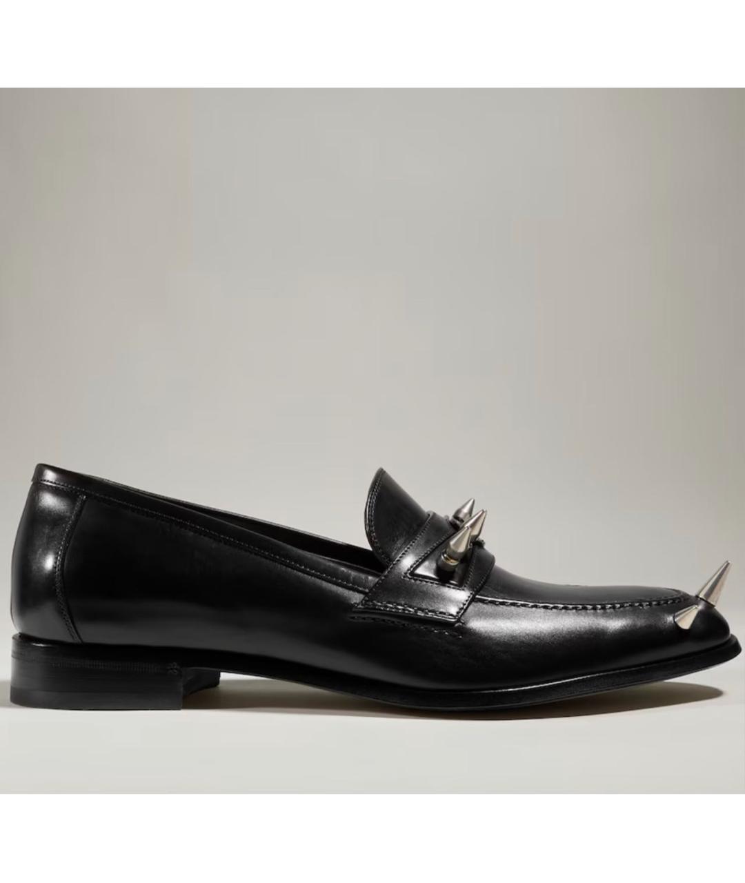 GUCCI Черные кожаные лоферы, фото 9