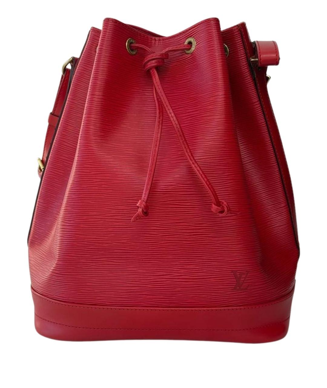 LOUIS VUITTON Красная кожаная сумка через плечо, фото 1
