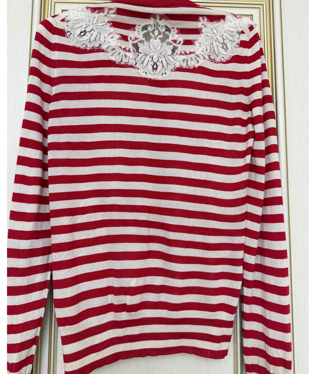 DOLCE&GABBANA Красный шелковый кардиган, фото 2