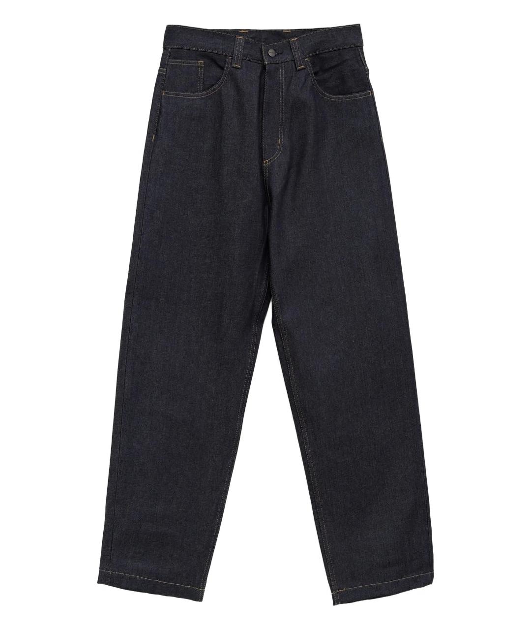 CARHARTT WIP Темно-синие хлопковые прямые джинсы, фото 1