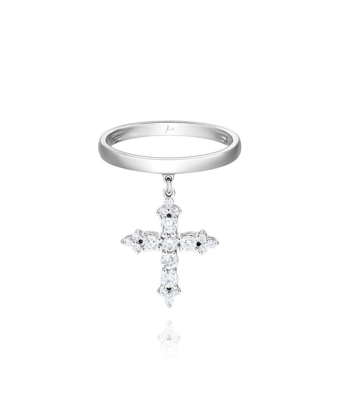 YANA JEWELLERY Серебряное кольцо из белого золота, фото 6