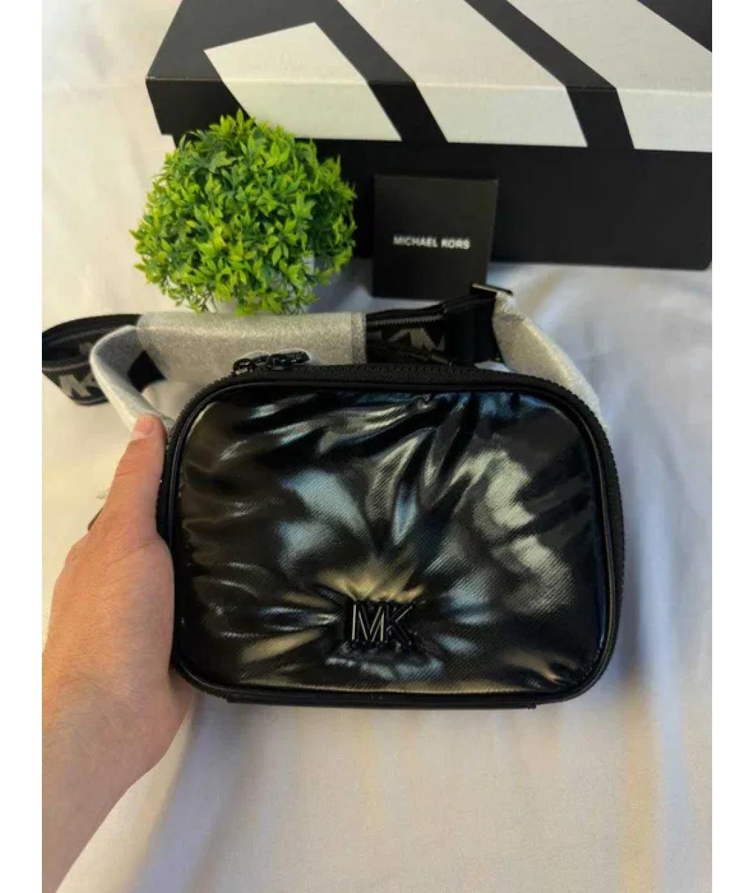 MICHAEL KORS Черная сумка на плечо, фото 4