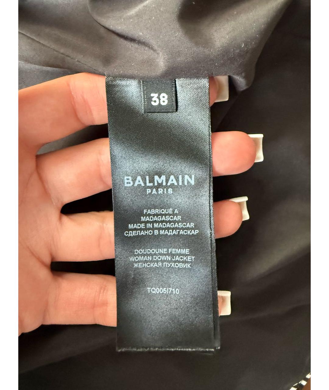 BALMAIN Серая полиамидовая куртка, фото 7