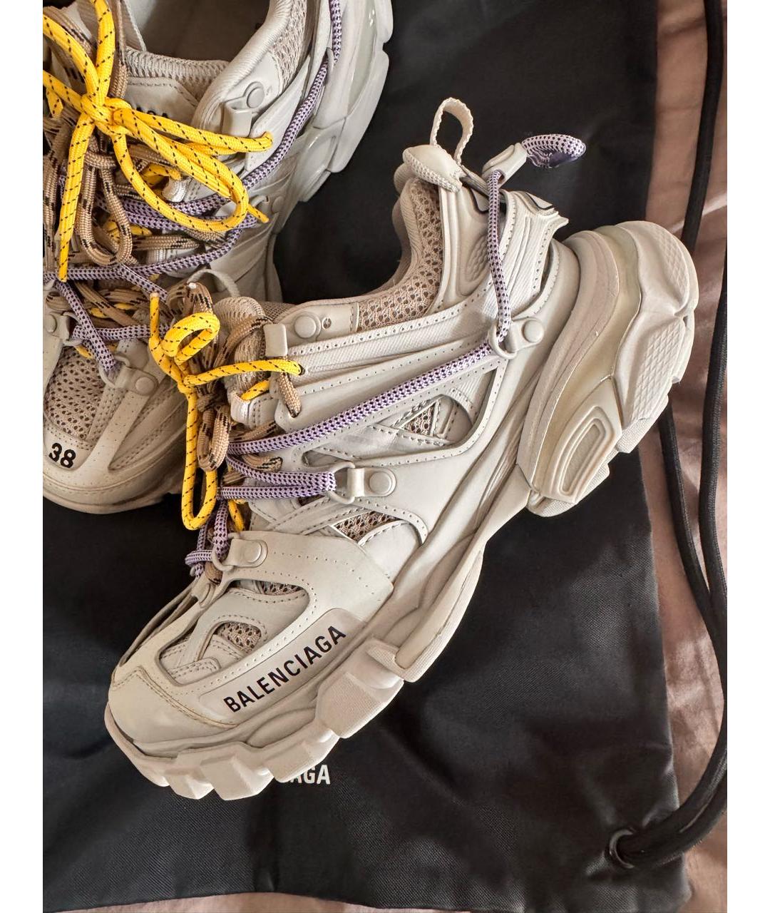BALENCIAGA Бежевые кроссовки, фото 9