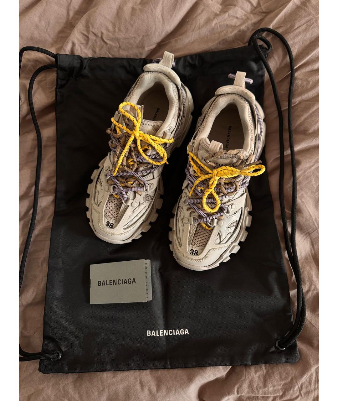 BALENCIAGA Бежевые кроссовки, фото 3