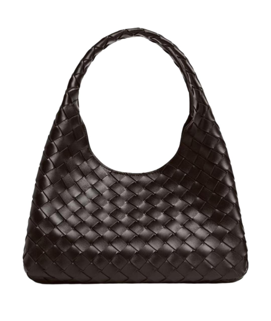BOTTEGA VENETA Коричневая кожаная сумка тоут, фото 1