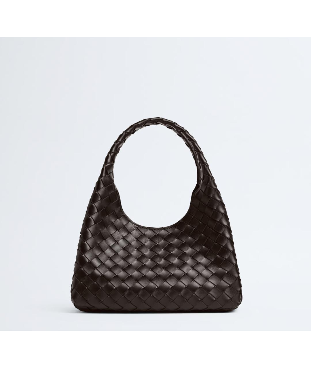 BOTTEGA VENETA Коричневая кожаная сумка тоут, фото 5