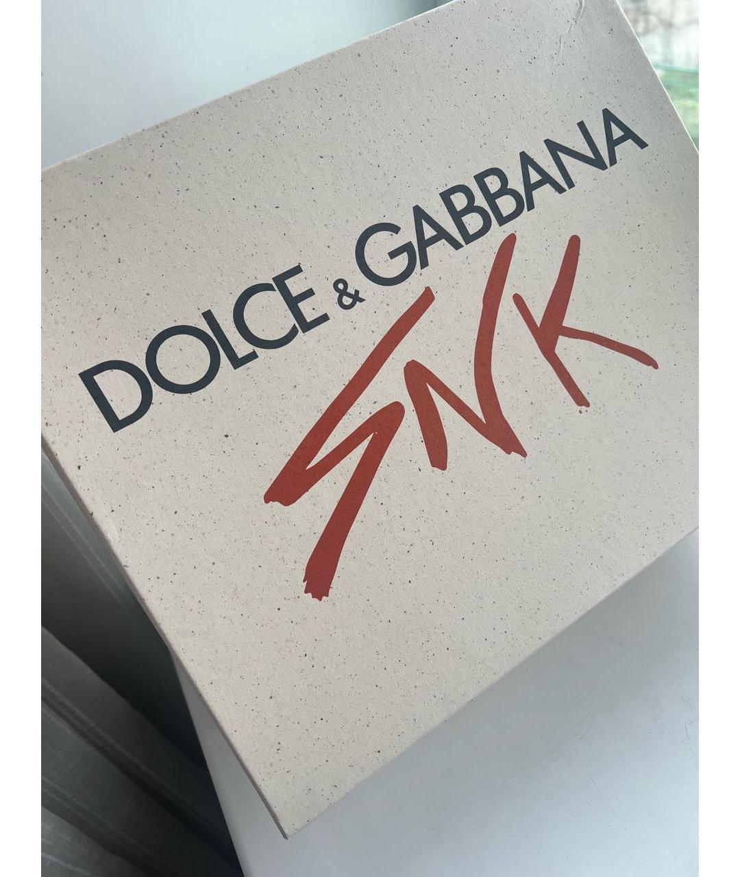 DOLCE&GABBANA Белые кроссовки, фото 7