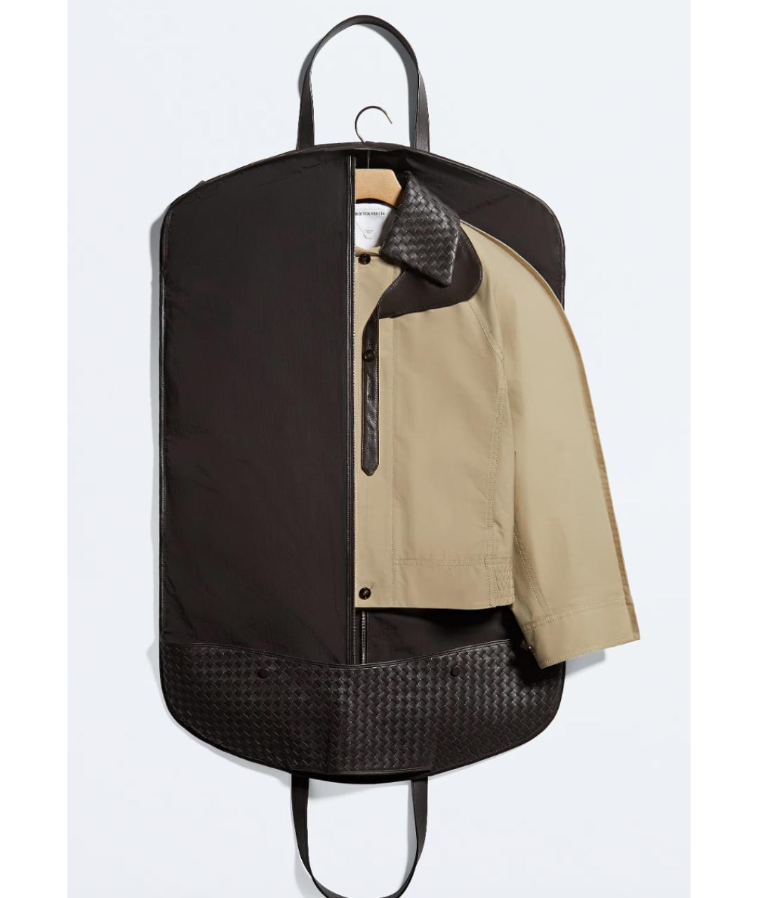 BOTTEGA VENETA Коричневая кожаная дорожная/спортивная сумка, фото 4