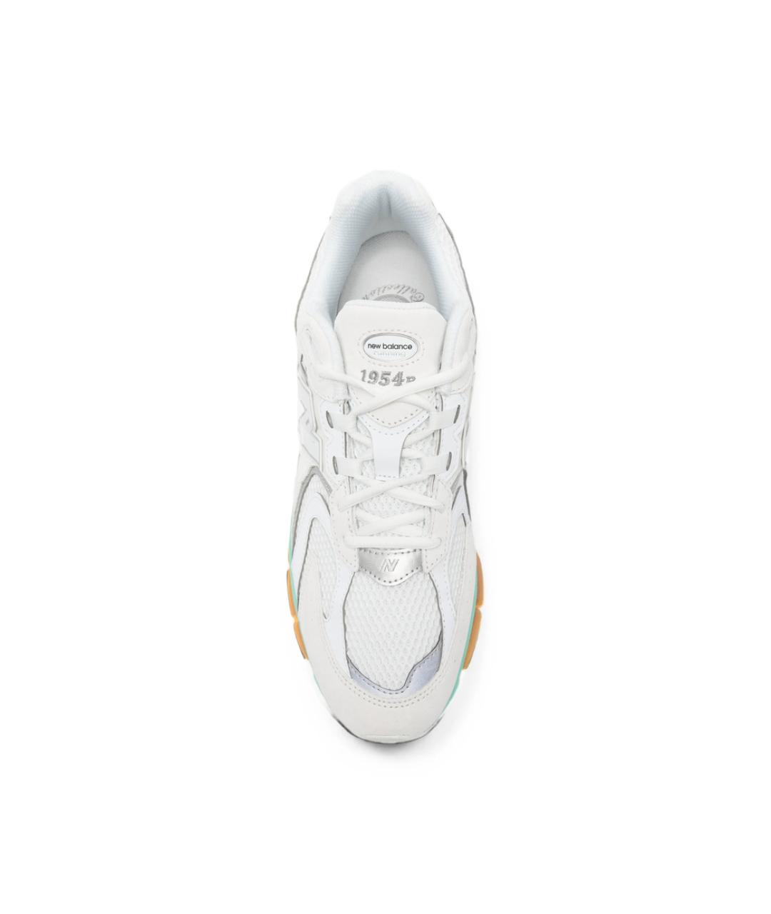 NEW BALANCE Белые текстильные низкие кроссовки / кеды, фото 4