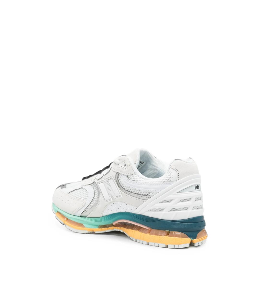 NEW BALANCE Белые текстильные низкие кроссовки / кеды, фото 3