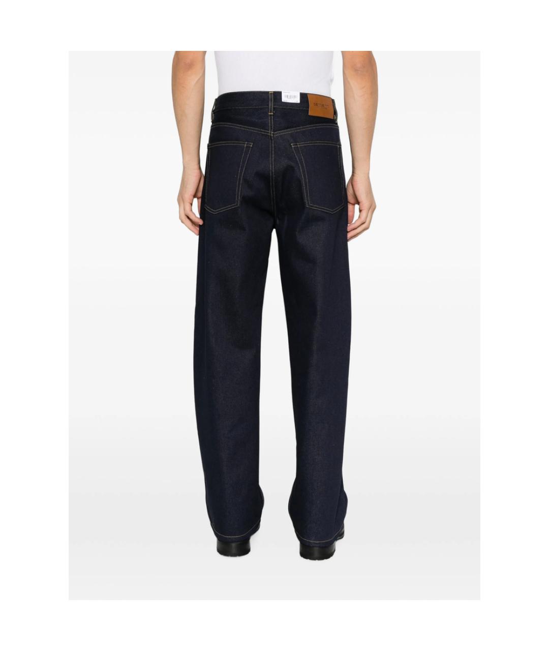 CARHARTT Темно-синие хлопковые прямые джинсы, фото 3