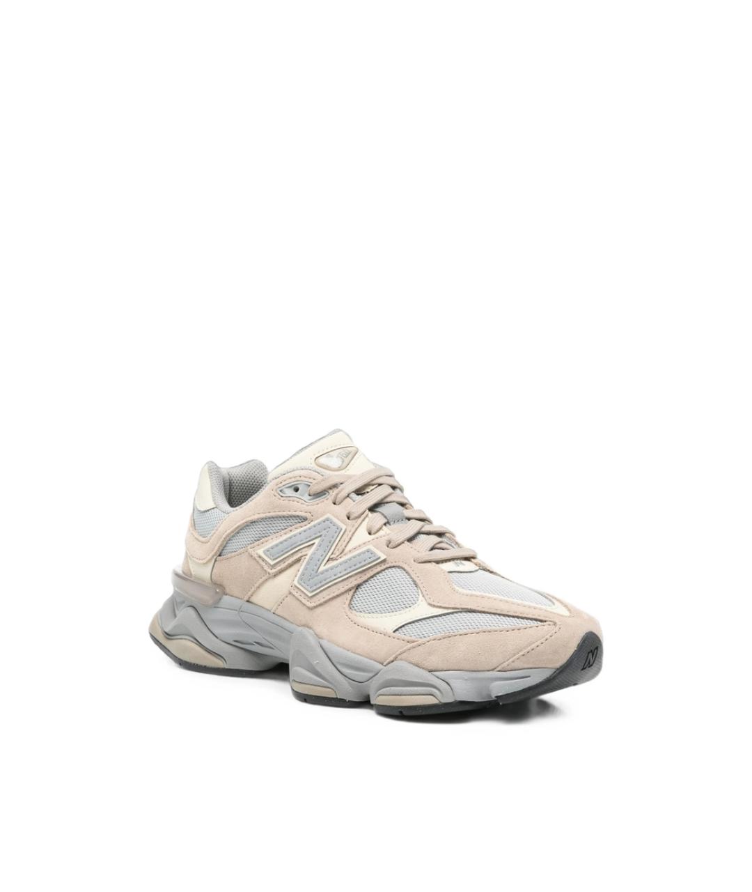 NEW BALANCE Серые замшевые низкие кроссовки / кеды, фото 4